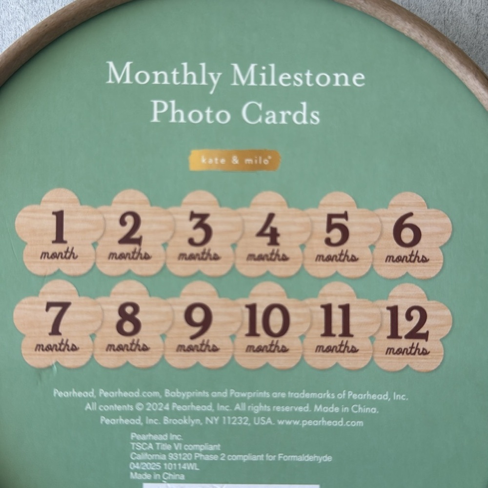Kate & Milo Monthly Milestone Photo Cards - Picture 4 of 5